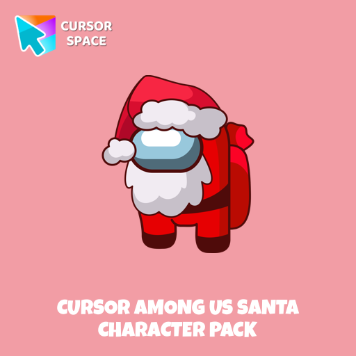 Cursor Among Us Santa Character Pack